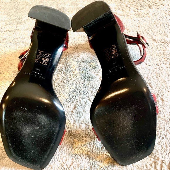 Rag & Bone Ellis Heeled Leather Sandals - Picture 9 of 9